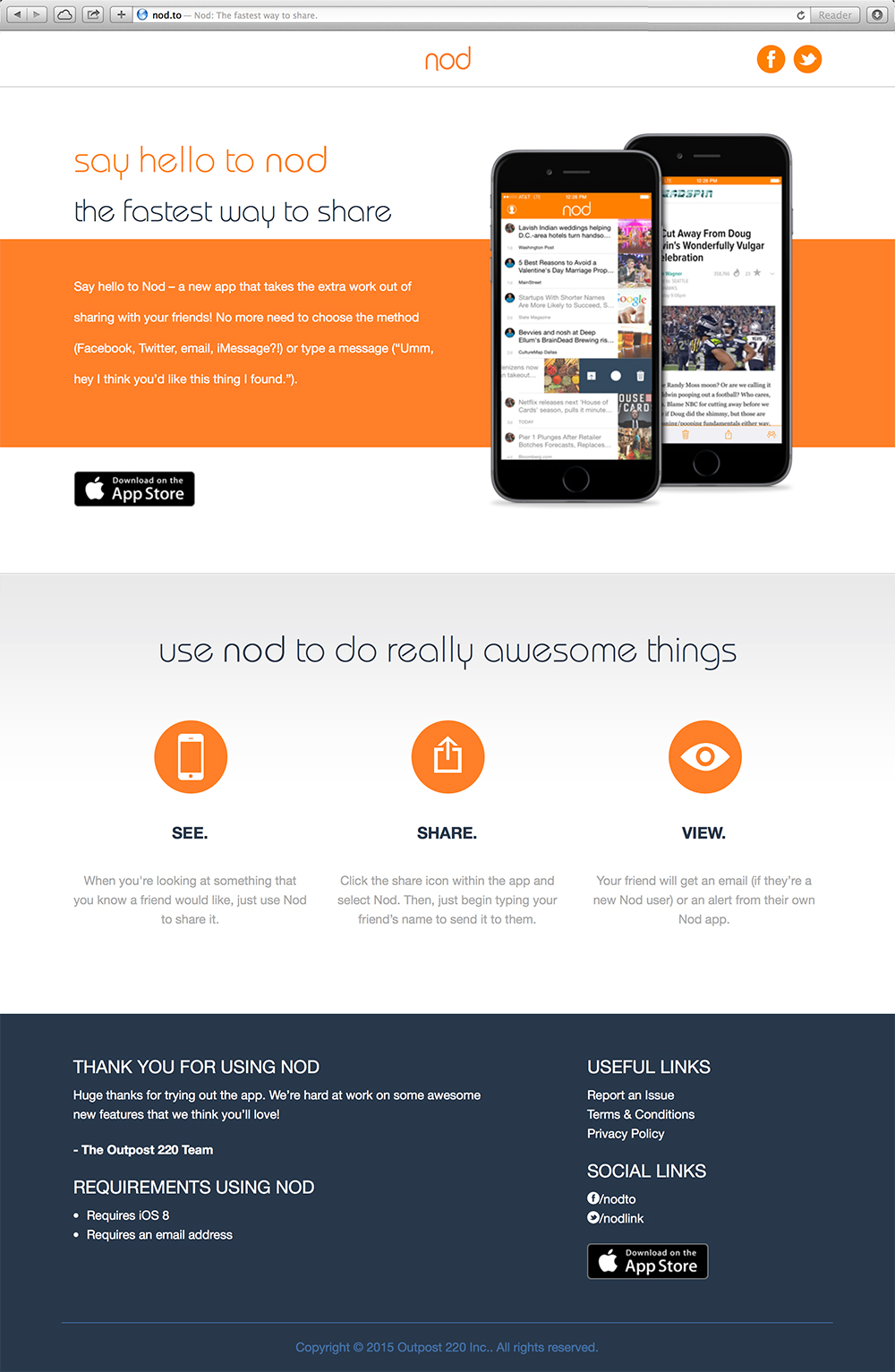Nod website