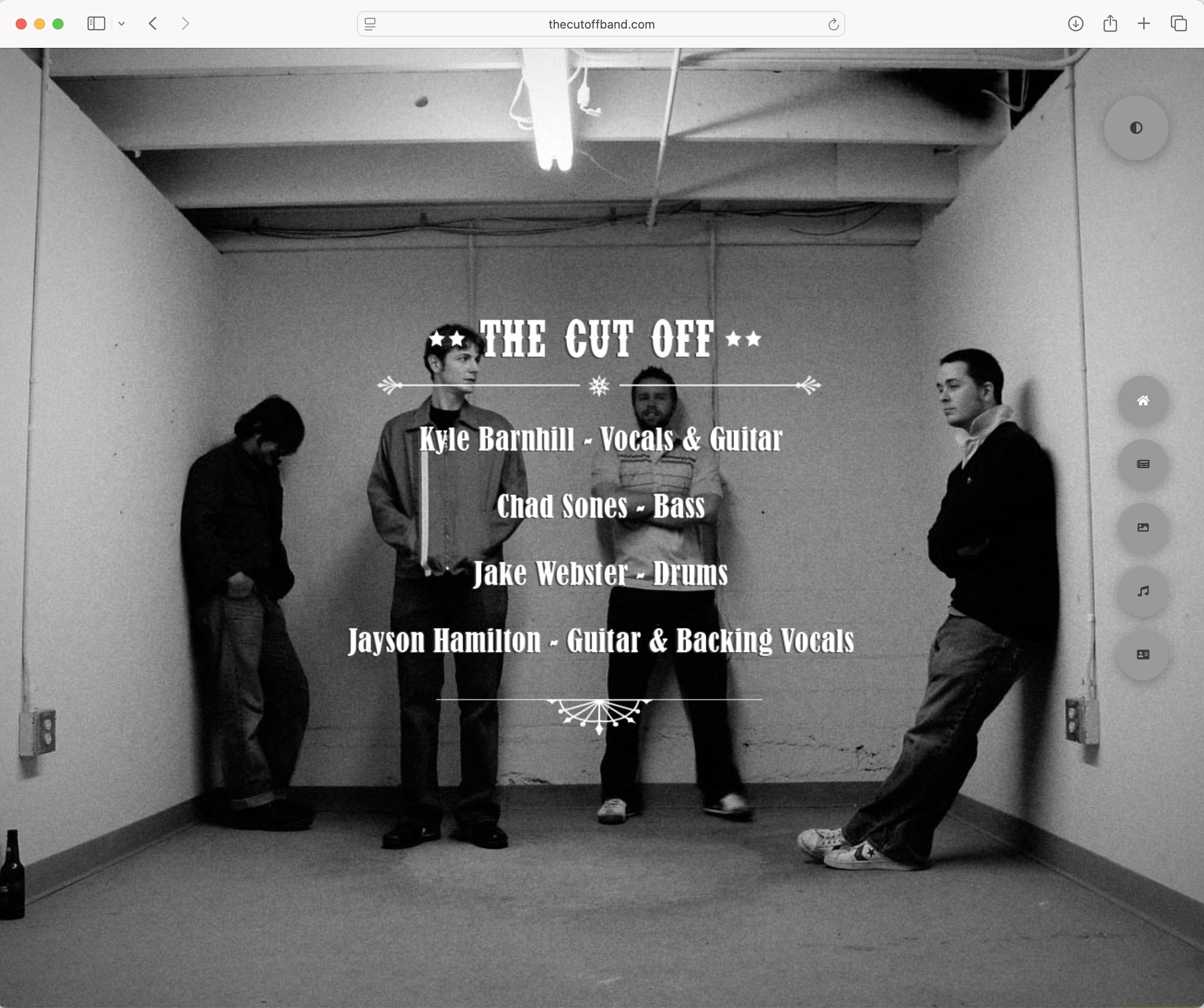 TheCutOffBand.com - black & white TheCutOffBand.com - black & white